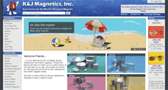 Desktop Screenshot of kjmagnetics.com